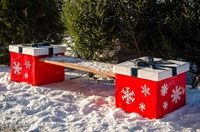 Скамейка Новогодние подарки