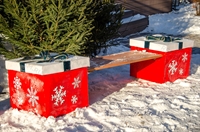 Скамейка Новогодние подарки