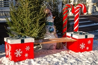 Скамейка Новогодние подарки