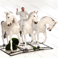 Комплект фигур коней Орловские рысаки