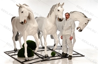 Комплект фигур коней Орловские рысаки