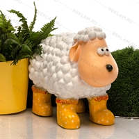 Фигура овечки для благоустройства территории детского сада
