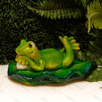 декоративная фигура Лягушка на кувшинке
