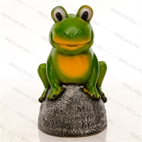 декоративная фигура Лягушонок на камне