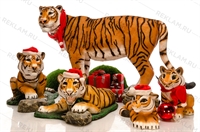 новогодние фигуры тигров