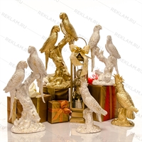 декоративные фигуры попугаев