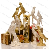 фигуры попугаев для декора интерьера