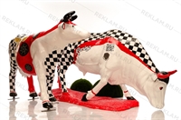 объемная фигура бык и корова объемная фигура бык и корова