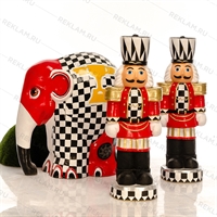 объемная фигура слоник с покраской феррари