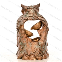 фонтан для кафе сова с чашами