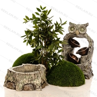 Фонтан Сова с чашами