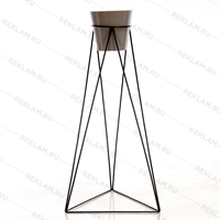 подставка для цветов в стиле лофт