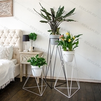 подставки для цветов в стиле лофт