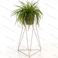 подставка для цветов в стиле лофт