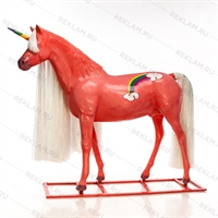 рекламная фигура Единорог радуга