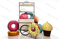 объемные фигуры для оформления витрин пекарни