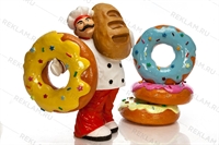 Муляж Пончика с глазурью - фото 29258