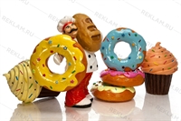 Муляж Пончика с глазурью - фото 29259