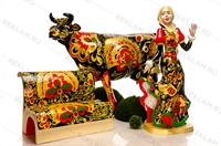 рекламные фигуры с покраской под хохлому