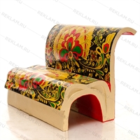 скамейка книжка с покраской хохлома