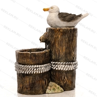 фонтан чайки для морского интерьера