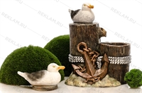 чайка морской дизайн