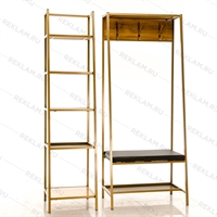 кованные стеллажи для одежды