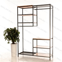 кованый стеллаж для магазина одежды