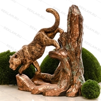 бронзовая фигура барс