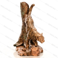 объемная фигура барс на дереве