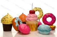 Комплект объемных фигур для оформления пекарни