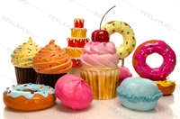 объемные фигуры для оформления кафе