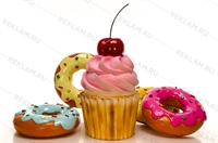 комплект объемных фигур для кондитерской