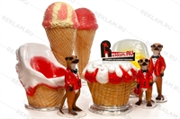 фигуры для оформления кафе с мороженым фигуры для оформления кафе с мороженым