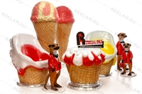 объемные фигуры мороженого объемные фигуры мороженого