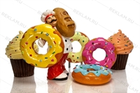 комплект объемных фигур для магазина