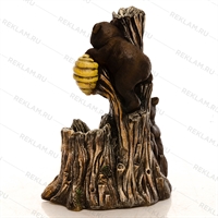 мишка на дереве фонтан для парка