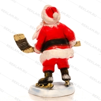 праздничная фигура дед мороз с клюшкой