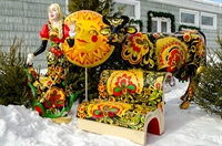 Лавка книжка "Хохлома"