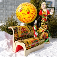 объемные фигуры для оформления масленицы