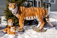 ростовые фигуры тигров