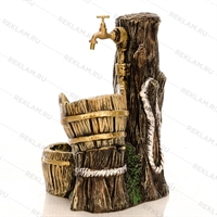 умывальник с бочкой для оформления летнего кафе