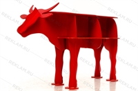 мебель в виде животного коровы