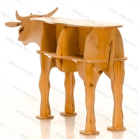 полки в виде животного коровы