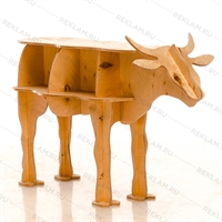 интерьерная мебель в виде животного коровы