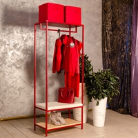 Кованая вешалка для одежды