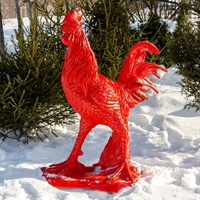 объемная фигура петух