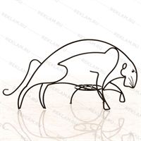 напольная цветочница тигр