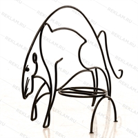 напольная подставка для цветов тигр