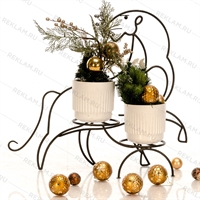 напольная цветочница тигр